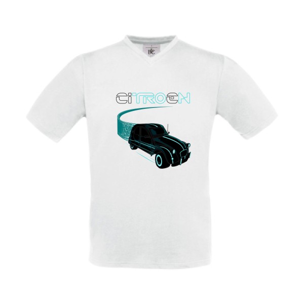 Tron - Tee shirt voiture - B&C - Exact V-Neck -