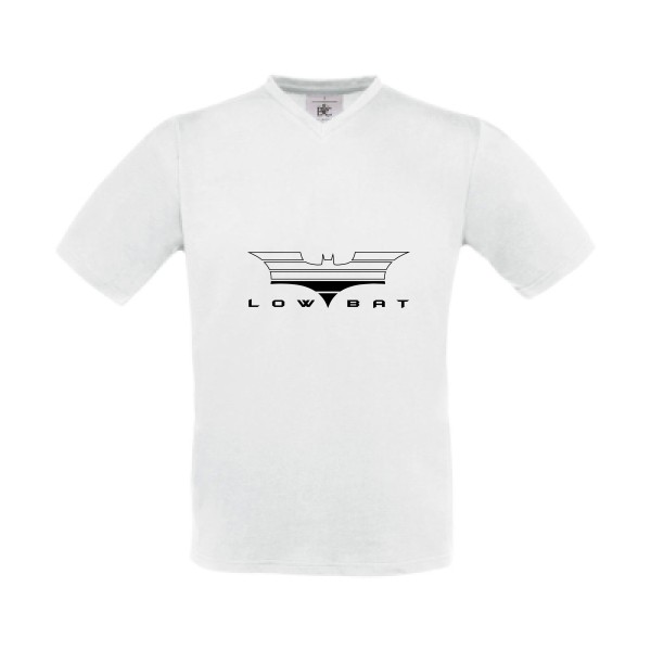 T-shirt Col V original Homme  - Low Bat - 