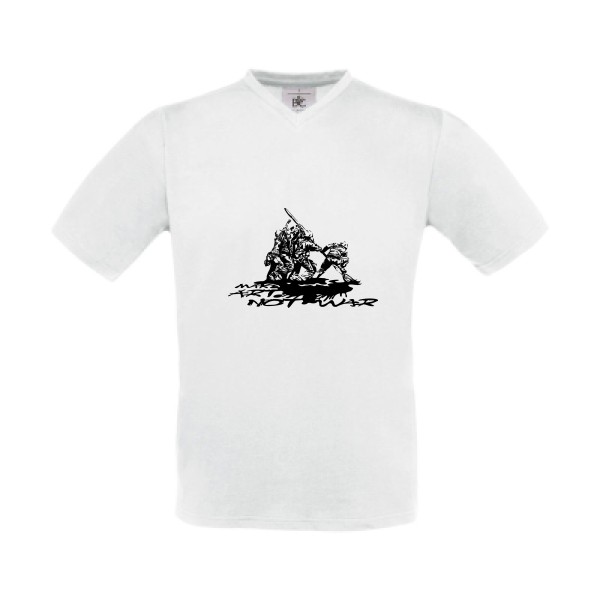  T-shirt Col V Homme original - Make Art - 