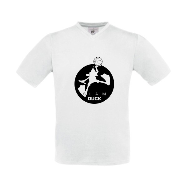 T-shirt Col V original Homme  - SlamDuck - 