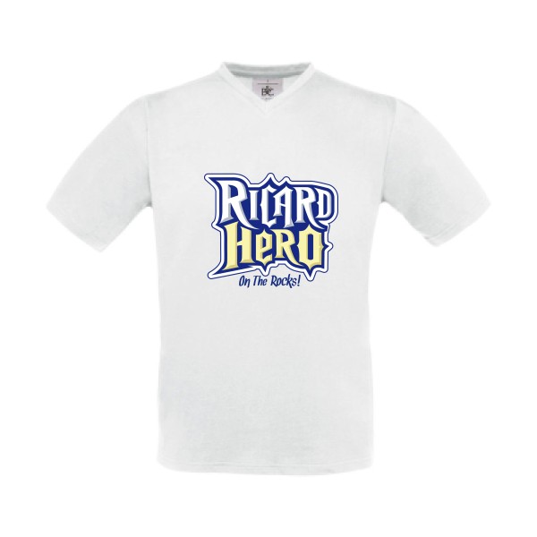 RicardHero Tee shirt apero -B&C - Exact V-Neck