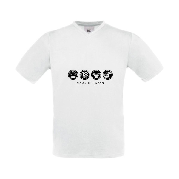 T-shirt Col V Homme original - MADEINJAPAN !!! - 