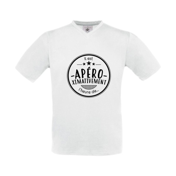 T-shirt Col V - B&C - Exact V-Neck - Apéro