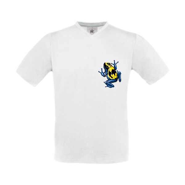 DendroBAT -T-shirt Col V original - Homme -B&C - Exact V-Neck -thème  graphique - 