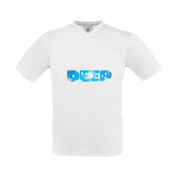 deep- tee-shirt original- modèle B&C - Exact V-Neck-