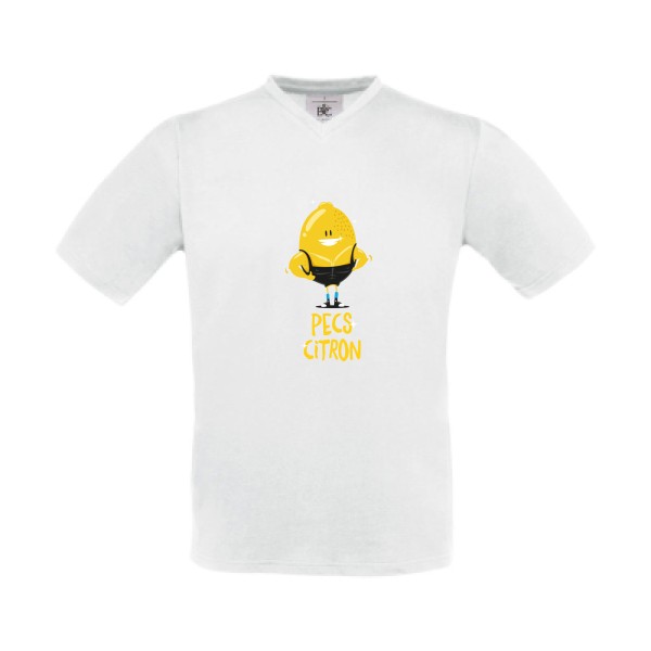 Pecs Citron - T-shirt Col V -T shirt parodie -