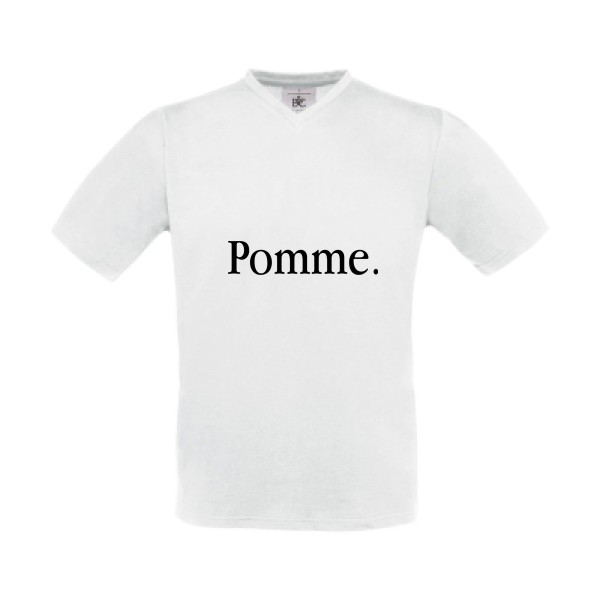 Pub Subliminale - Vêtement geek et drôle - Modèle B&C - Exact V-Neck - Thème t-shirt Geek -