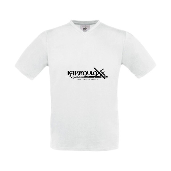 KAAMOULOXX ! - tee shirt humour Homme - modèle B&C - Exact V-Neck -
