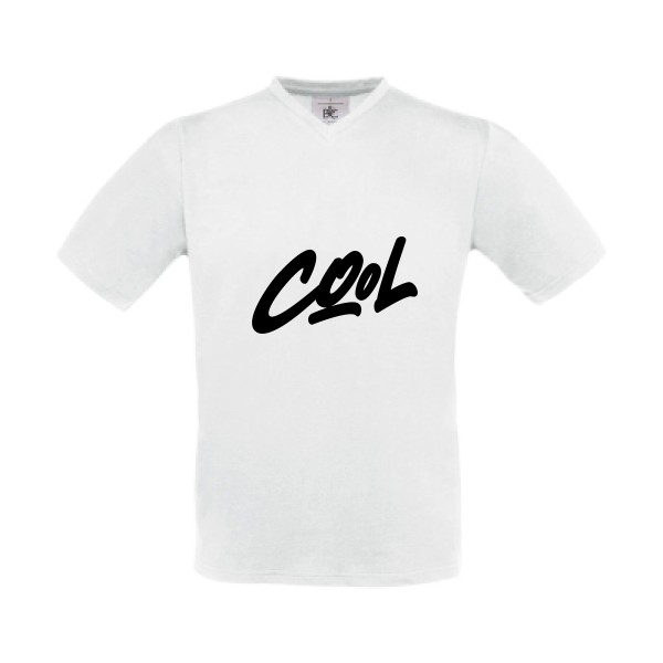 T-shirt Col V - B&C - Exact V-Neck - stef