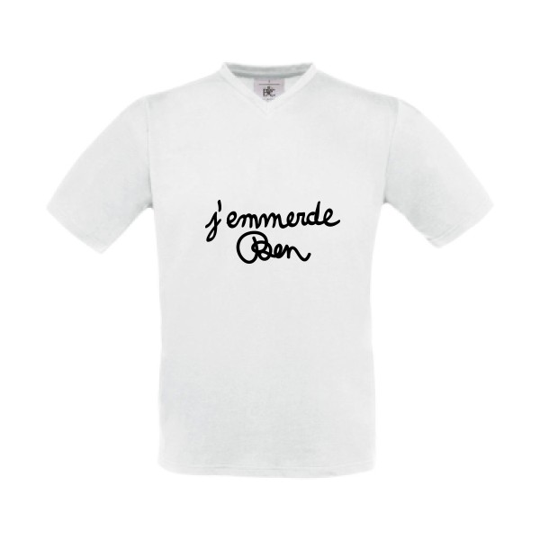 T-shirt Col V Homme original - Ben Stealer - 