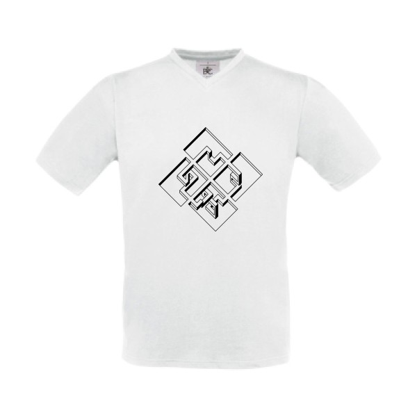 T-shirt Col V - B&C - Exact V-Neck - Fatal Labyrinth
