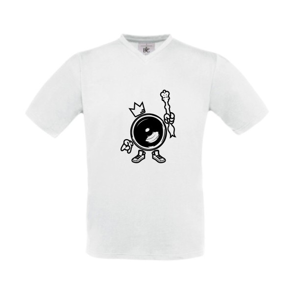  T-shirt Col V Homme original - King-Sub - 