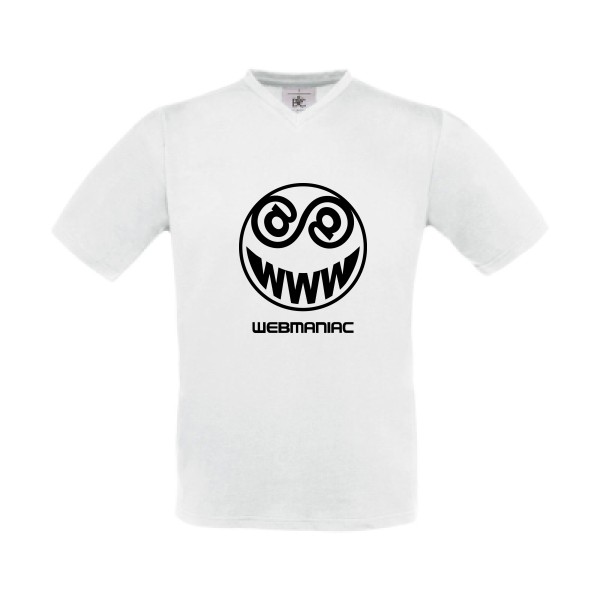 T-shirt Col V original Homme - WebM@ni@c - 