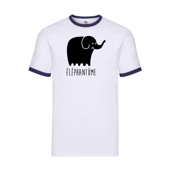 T-shirt ringer Homme original - Eléphantôme - 