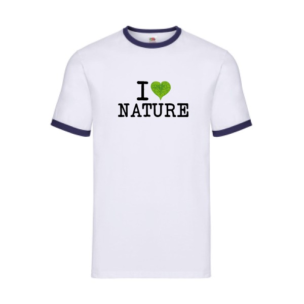 T-shirt ringer Homme original sur le thème de l'écologie - Naturophile - 