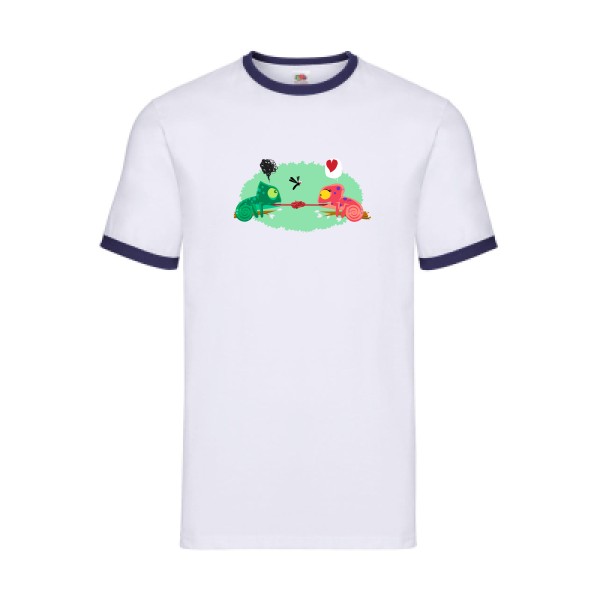  T-shirt ringer Homme original - poor chameleon - 