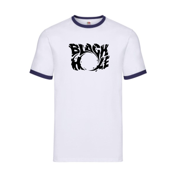 T-shirt ringer original Homme  - Black hole - 