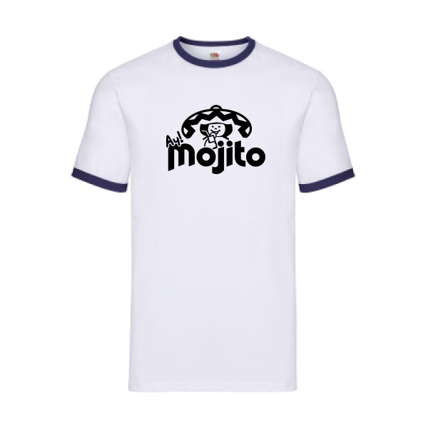 Ay Mojito! - Tee shirt Alcool-Fruit of the loom - Ringer Tee