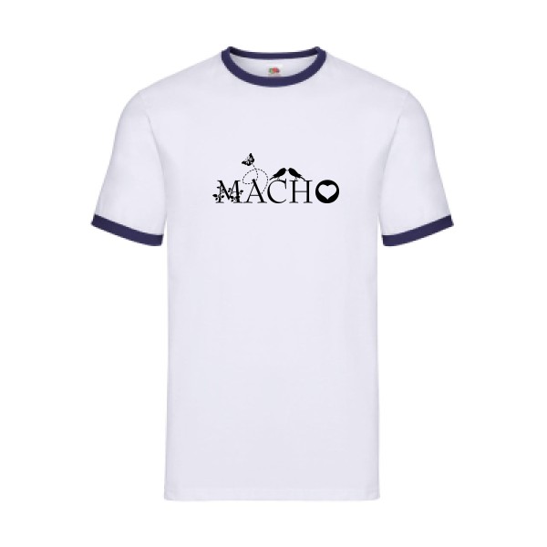 T-shirt ringer original Homme  - macho rosato - 