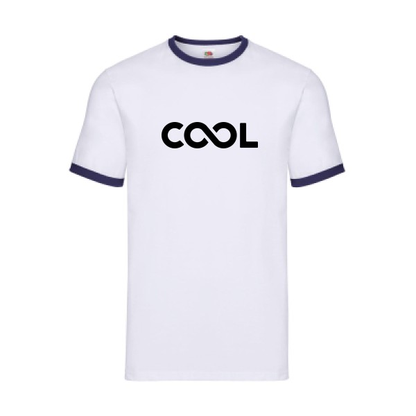 Infiniment cool - Le Tee shirt  Cool - Fruit of the loom - Ringer Tee