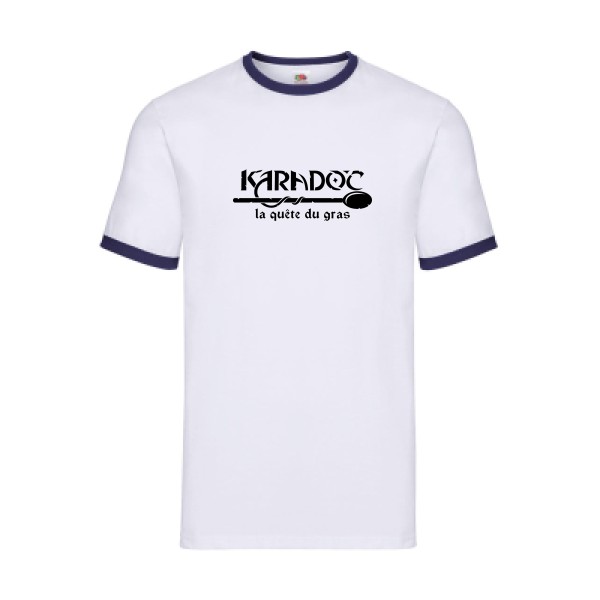 Karadoc -T-shirt ringer Karadoc - Homme -Fruit of the loom - Ringer Tee -thème  Kaamelott- Rueduteeshirt.com -