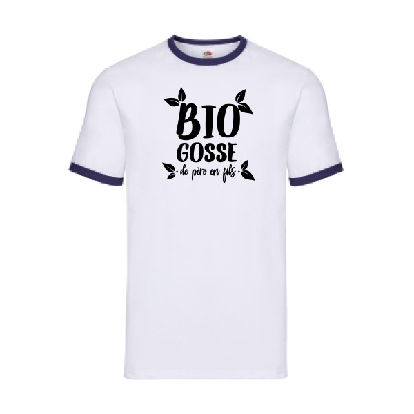 BIO GOSSE  - T-shirt ringer rigolo  - thème tee shirt et sweat écolo -