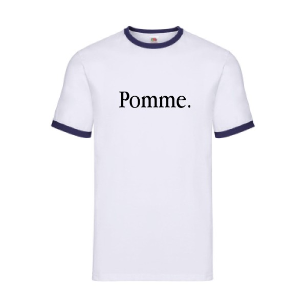 Pub Subliminale - Vêtement geek et drôle - Modèle Fruit of the loom - Ringer Tee - Thème t-shirt Geek -