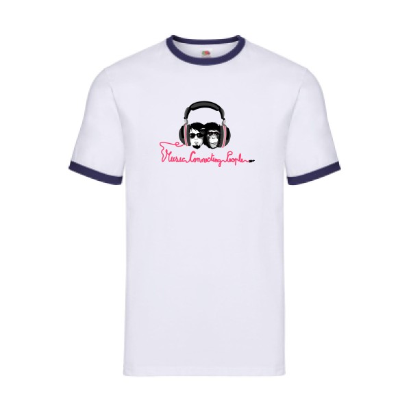 T-shirt ringer original Homme  - Music Connecting People - 