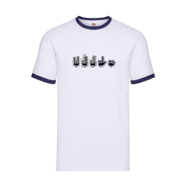 T-shirt ringer Homme original - HURLE !!! -