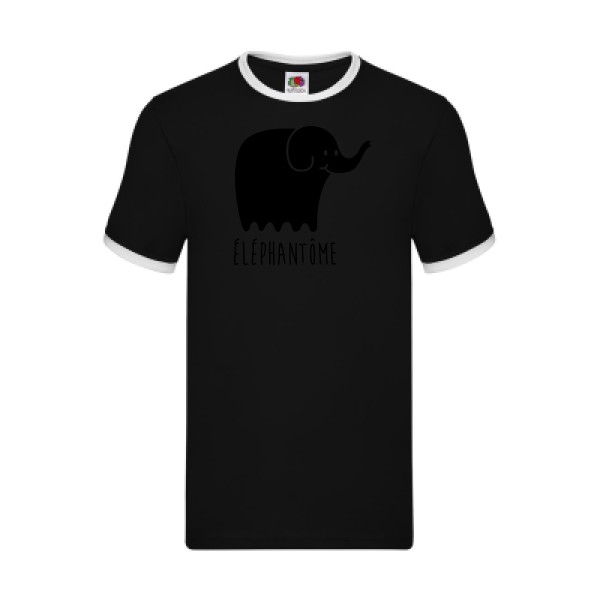 T-shirt ringer Homme original - Eléphantôme - 