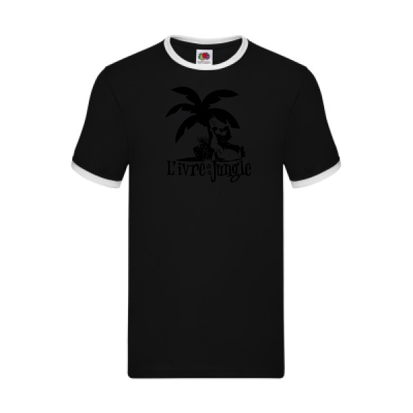 T-shirt ringer Homme original - L'ivre de la jungle - 