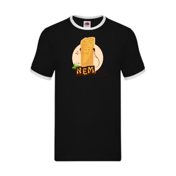 NEMp3-T shirt geek drole - Fruit of the loom - Ringer Tee