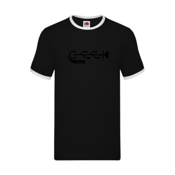 T-shirt ringer Homme geek - Geek inside - 