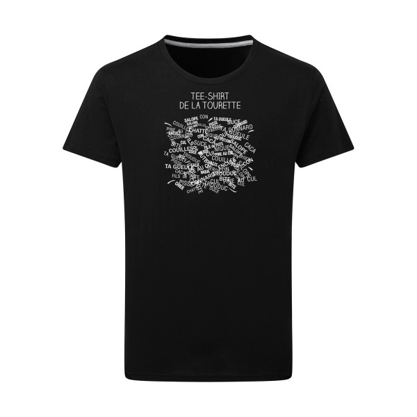 T-Shirt de la Tourette - T-shirt humoristique Homme - modèle SG - Men-