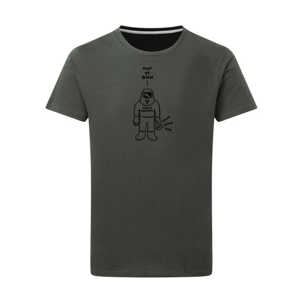 T-shirt léger Homme original - Nucléaire R.A.S. - 