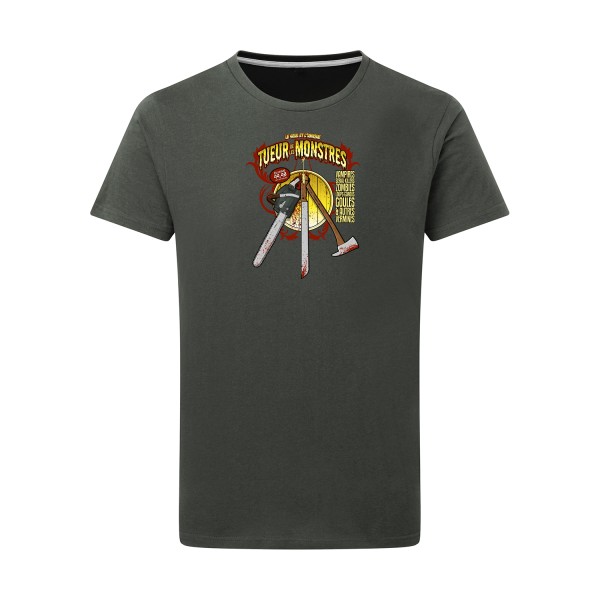 T-shirt léger original Homme  - Tueur de les Monstres !!! - 