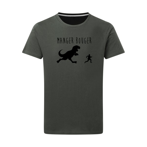 MANGER BOUGER - T shirt humour -SG - Men