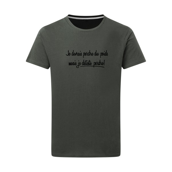 Tee shirt avec texte - Né pour gagner-SG - Men