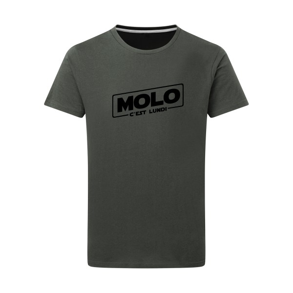 T-shirt léger original Homme  - Molo c'est lundi - 