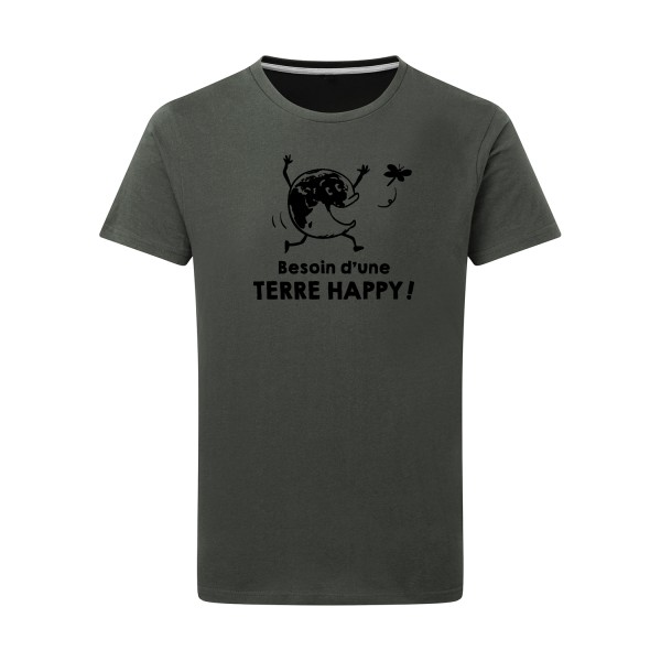 TERRE HAPPY ! - tshirt message -SG - Men