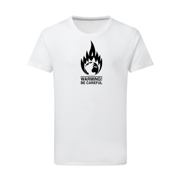Global Warning - T-shirt léger Homme imprimé- SG - Men - thème design imprimé -