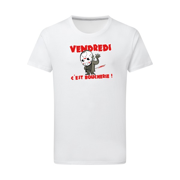 T-shirt léger Homme original - VENDREDI C'EST BOUCHERIE ! - 