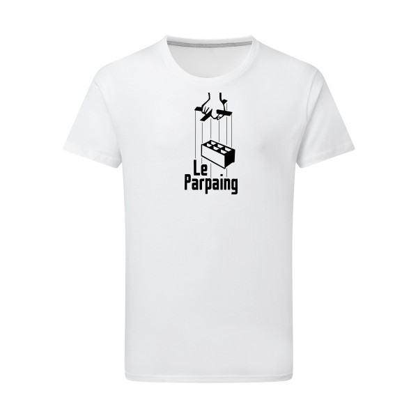 le parpaing -T-shirt léger parodie Homme  -SG - Men -Thème parodie le parrain -