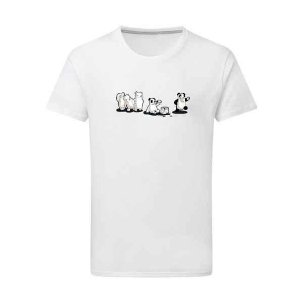 T-shirt léger original Homme  - I just wanna be a panda - 