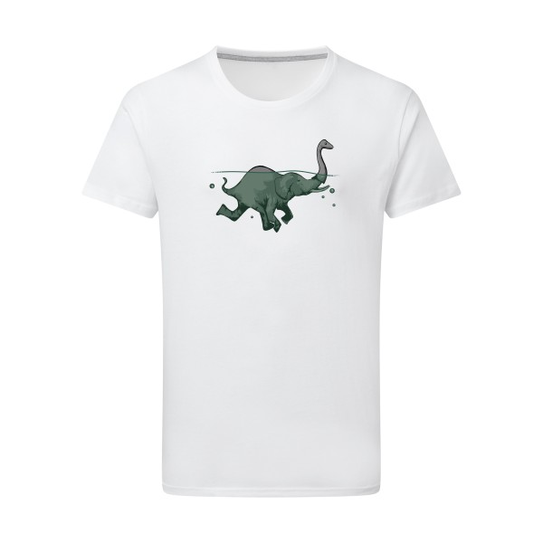 Loch Ness Attraction -T-shirt léger geek original Homme  -SG - Men -Thème geek original -