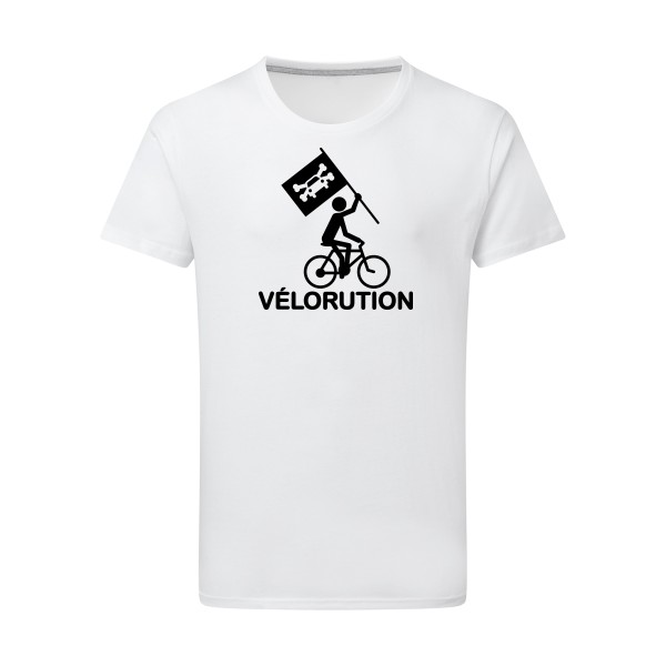 Vélorution- T-shirt léger Homme - thème velo et humour -SG - Men -