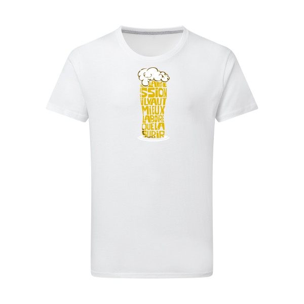 La pression -T-shirt léger humour alcool Homme  -SG - Men -Thème humour et alcool -