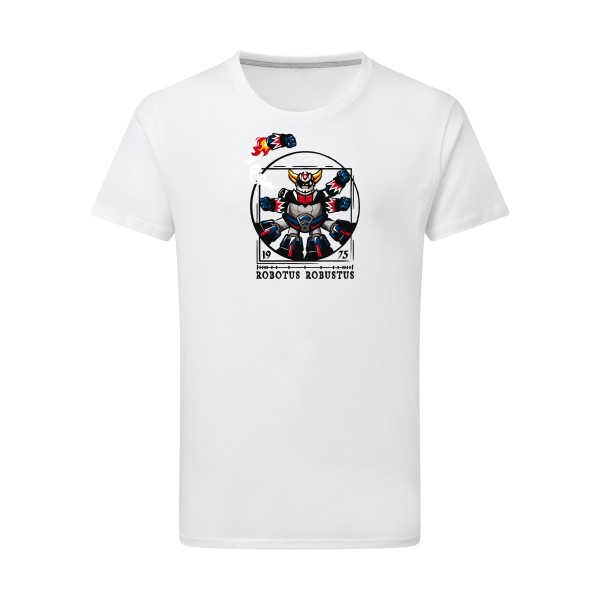 Robotus Robustus - T-shirt léger rétro pour Homme -modèle SG - Men - thème parodie et vintage -