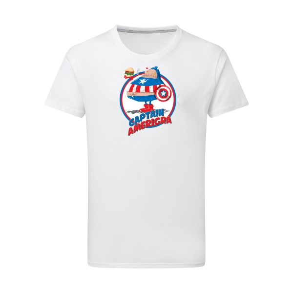 T-shirt léger original Homme  - Hot-dog we trust - 