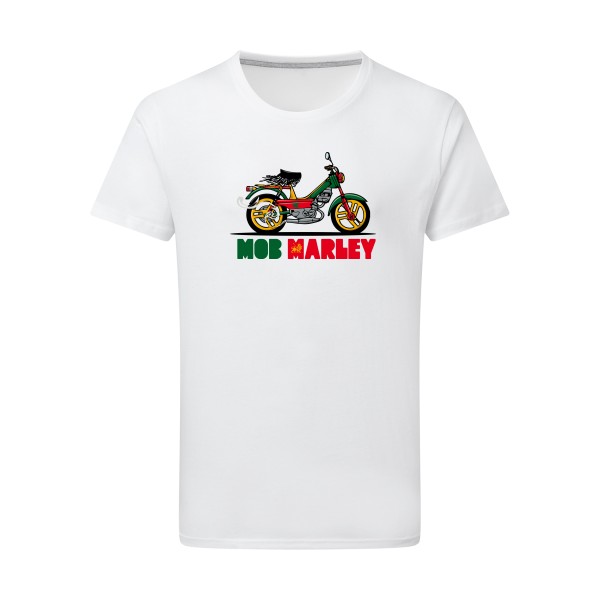 Mob Marley - T-shirt léger reggae Homme - modèle SG - Men -thème musique et bob marley -